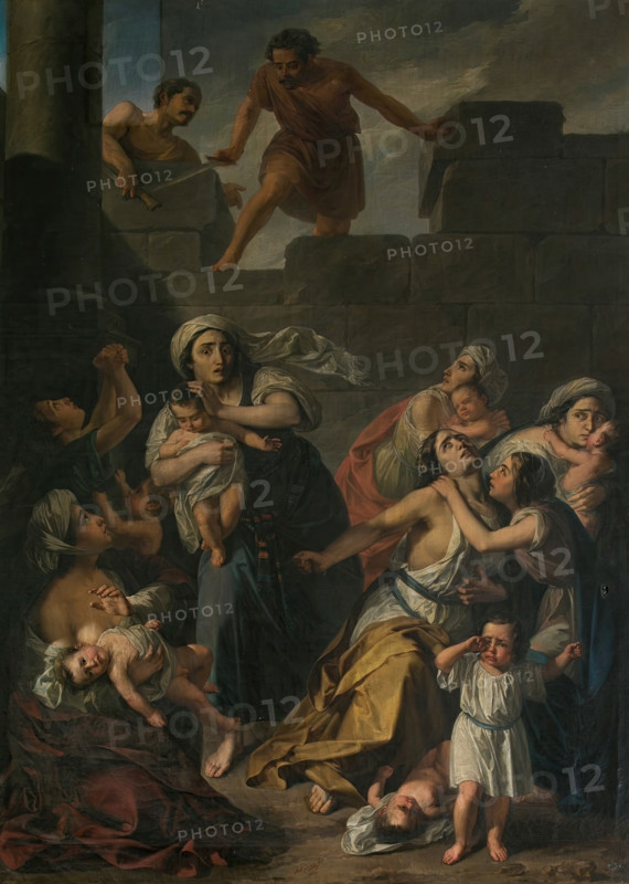 Episode from the Massacre of the Innocents, 1855. Creator: Antonio Gómez y Cros.