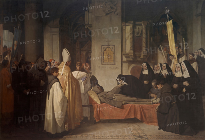 Translation of Saint Francis of Assisi, 1866. Creator: Benito Mercade y Fabregas.