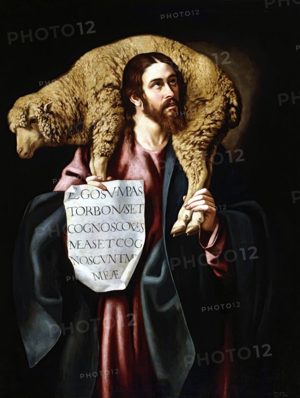The Good Shepherd, 17th century. Creator: Cristóbal García Salmerón.