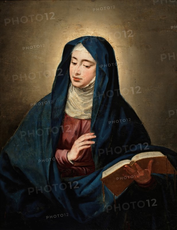 The Virgin Reading, 17th century. Creator: Diego Gonzalez de la Vega.