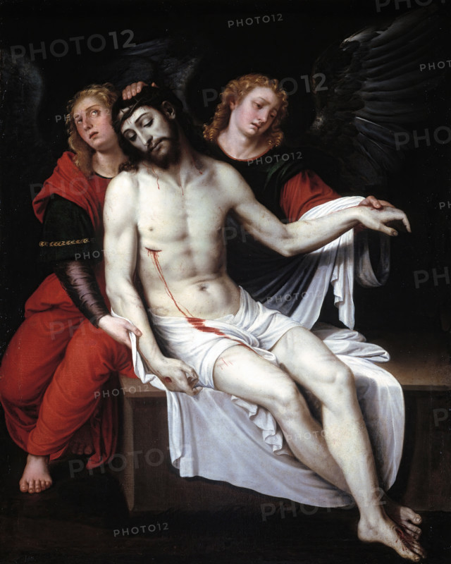 Dead Christ Supported by Two Angels, early 17th century. Creator: Francesc Ribalta.