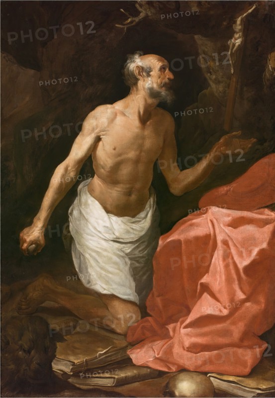 Saint Jerome Penitent, c1650. Creator: Francisco Herrera.
