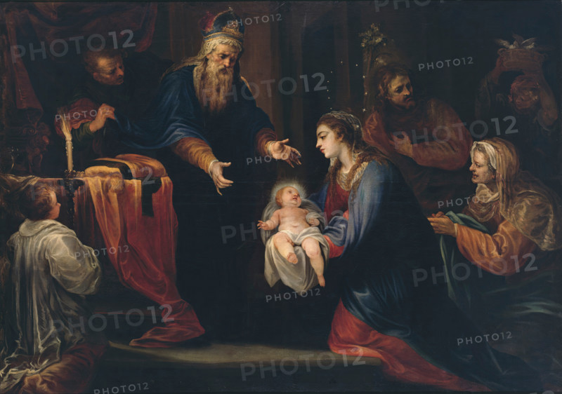 Presentation of Jesus in the Temple, c1650. Creator: Francisco Rizi.