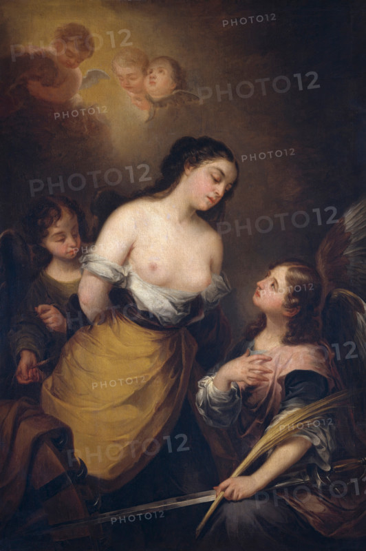 Saint Catherine, 19th century. Creator: Jose Gutierrez de la Vega.
