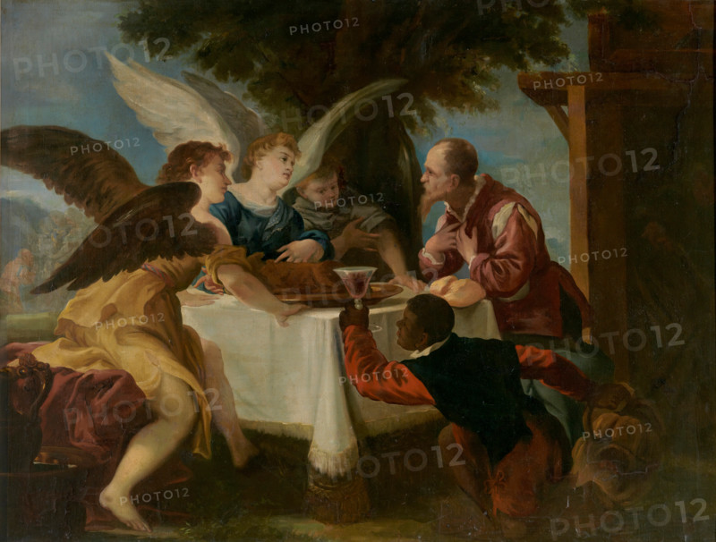 Abraham and the Three Angels, c1667-c1668.  Creator: Juan Antonio de Frias y Escalante.