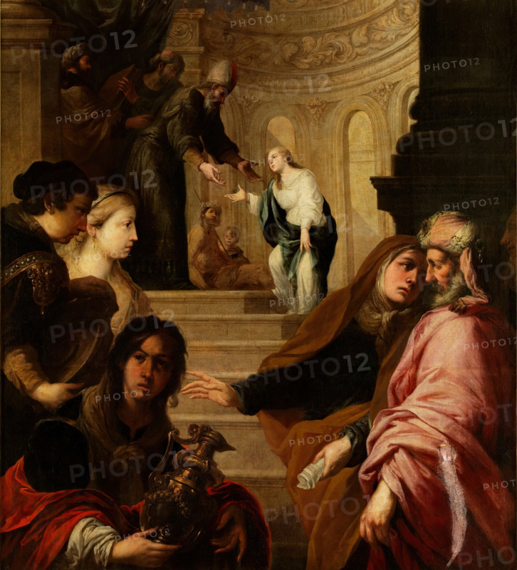 The Presentation of the Virgin in the Temple, 17th century. Creator: Juan de Sevilla.