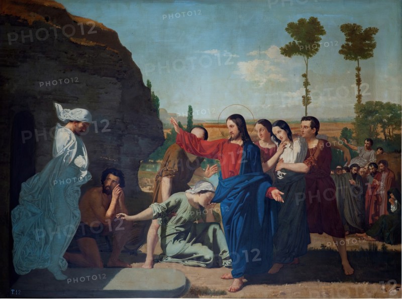 The Raising of Lazarus, 1856. Creator: Juan García Martínez.