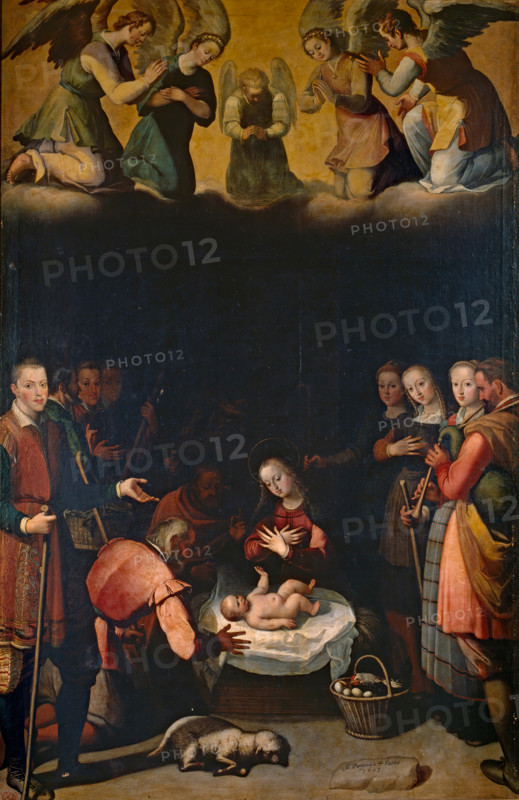 The Birth of Christ, 1603. Creator: Juan Pantoja de la Cruz.