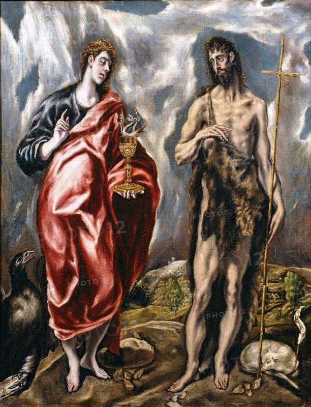 Saint John the Baptist and Saint John the Evangelist, 1600s. Creator: El Greco.