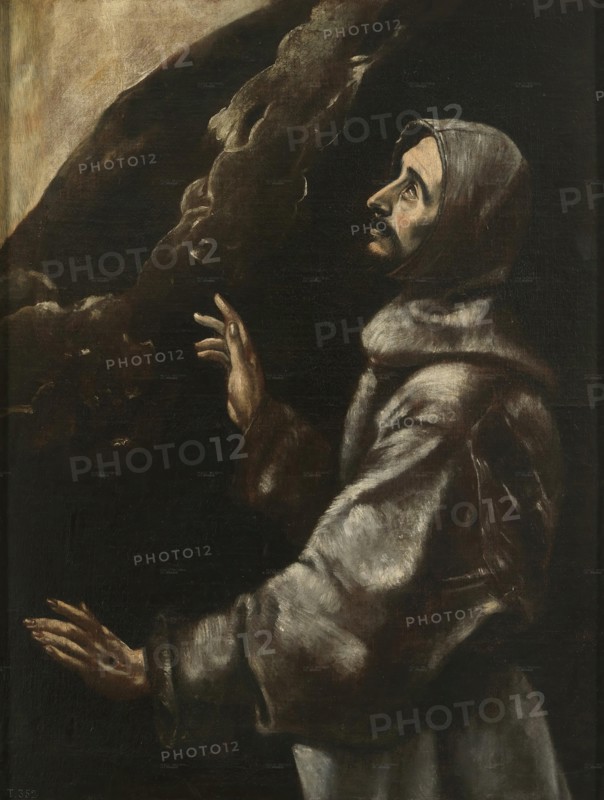 Saint Francis of Assisi in ecstasy, 17th century. Creator: El Greco.