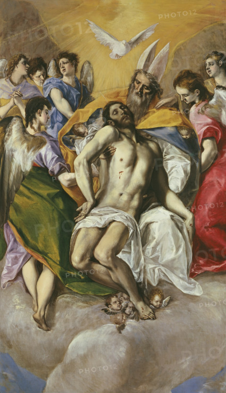 The Holy Trinity, between c1577 and c1579. Creator: El Greco.