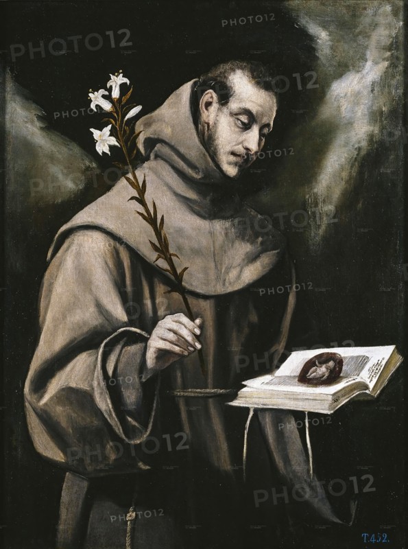 Saint Anthony of Padua, c1580. Creator: El Greco.