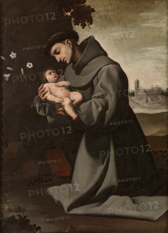 Saint Anthony of Padua with the Infant Christ, c1635-1650. Creator: Francisco de Zurbaran.