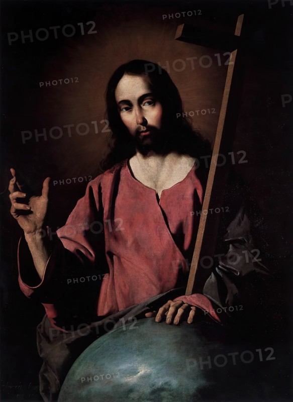 Christ the Saviour blessing, 1638. Creator: Francisco de Zurbaran.
