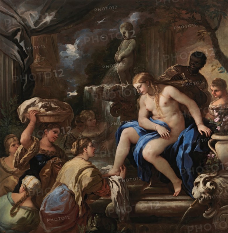Bathsheba bathing, c1698. Creator: Luca Giordano.