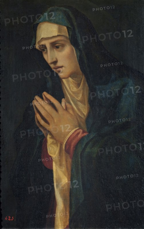 The Virgin in Contemplation, 16th century. Creator: Titian's School.