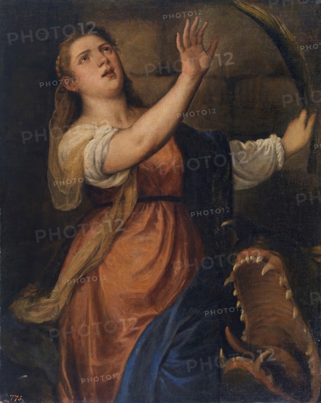 Saint Margaret, c1574. Creator: Titian.