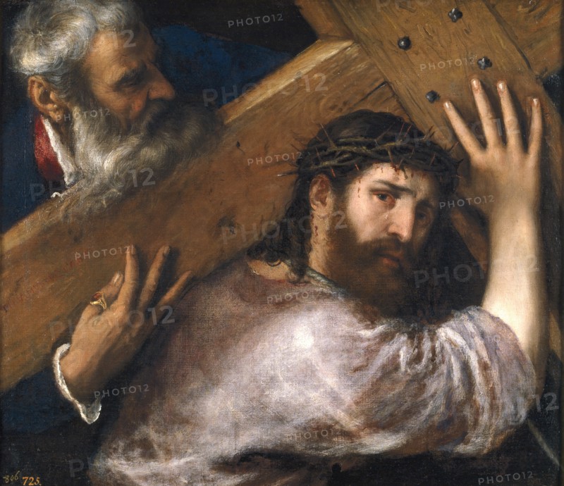 Christ carrying the Cross, c1565. Creator: Titian.