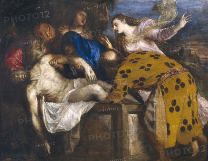 The Burial of Christ, 1572. Creator: Titian.