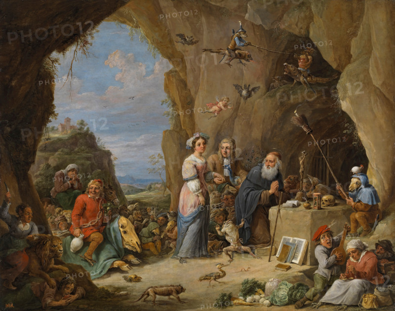 Temptation of St. Anthony, 17th century. Creator: David Teniers II.