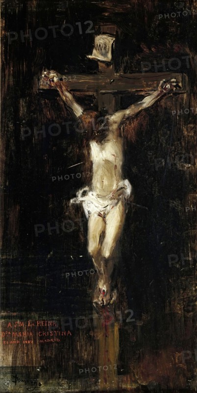 Christ Crucified, 1887. Creator: Francisco Domingo Marques.