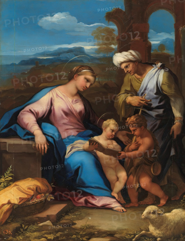The Holy Family with Saint Elizabeth and the Infant Saint John, c1697. Creator: Luca Giordano.
