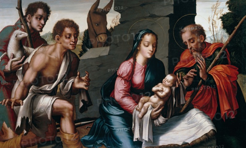 The Adoration of the Shepherds, between c1565 and c1570. Creator: Luis de Morales.