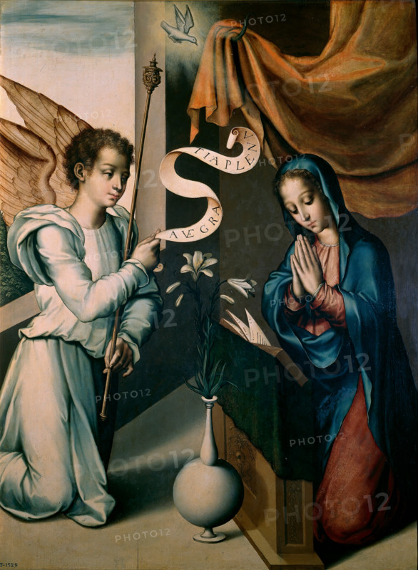 The Annuncation, c1565. Creator: Luis de Morales.