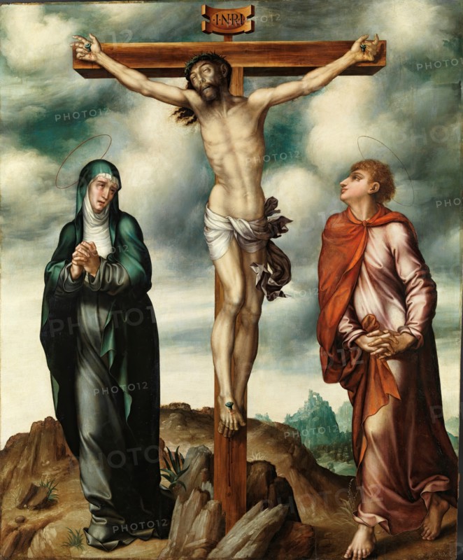 The Crucifixion, c1566. Creator: Luis de Morales.