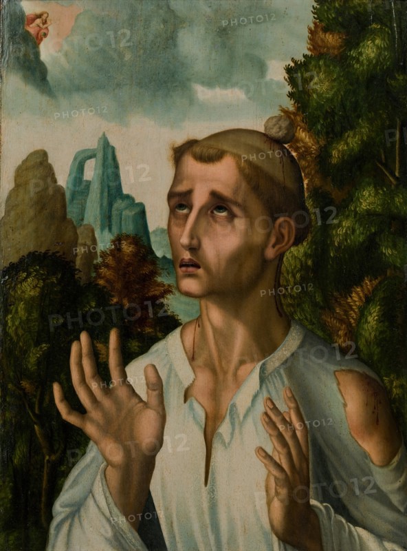 Saint Stephen, c1575. Creator: Luis de Morales.