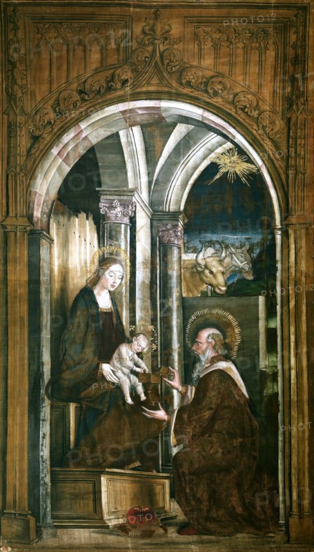 Adoration of the First Magus, between c1493 and c1499. Creator: Pedro Berruguete.