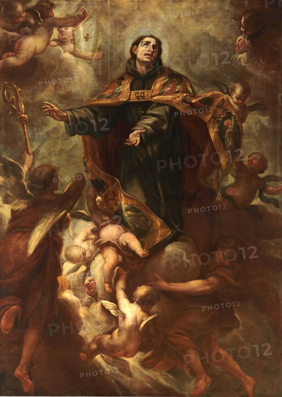 Saint Louis, bishop, in Glory, 1693. Creator: Isidoro Arredondo.