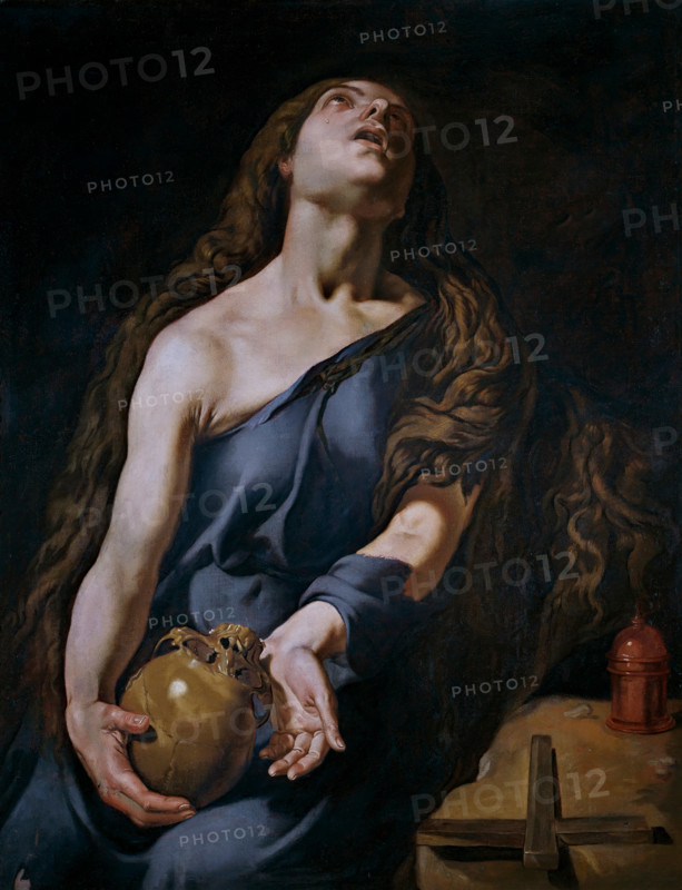 Penitent Magdalene, mid 17th century. Creator: Jerónimo Jacinto Espinosa.