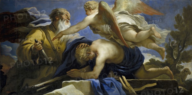 The Sacrifice of Isaac, c1696. Creator: Luca Giordano.