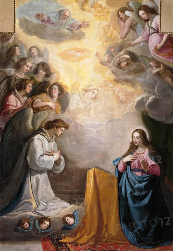 The Annunciation, late 16th-early 17th century.  Creator: Vicencio Carducho.
