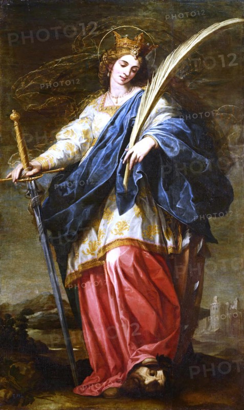 Saint Catherine, 1637. Creator: Vicencio Carducho.