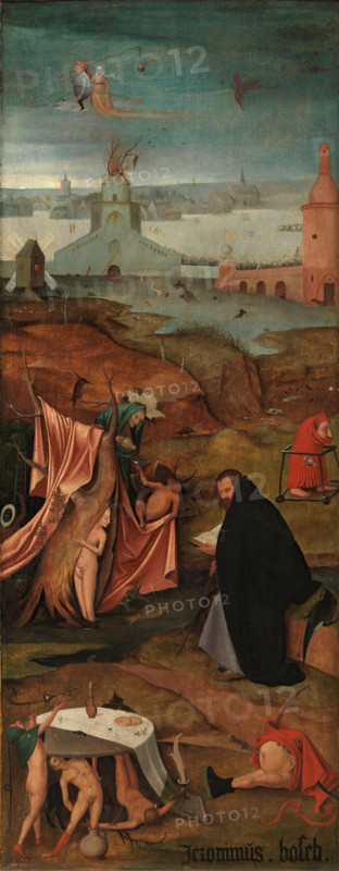The Temptations of Saint Anthony the Abbot, 15th-16th centuries. Creator: Unknown.