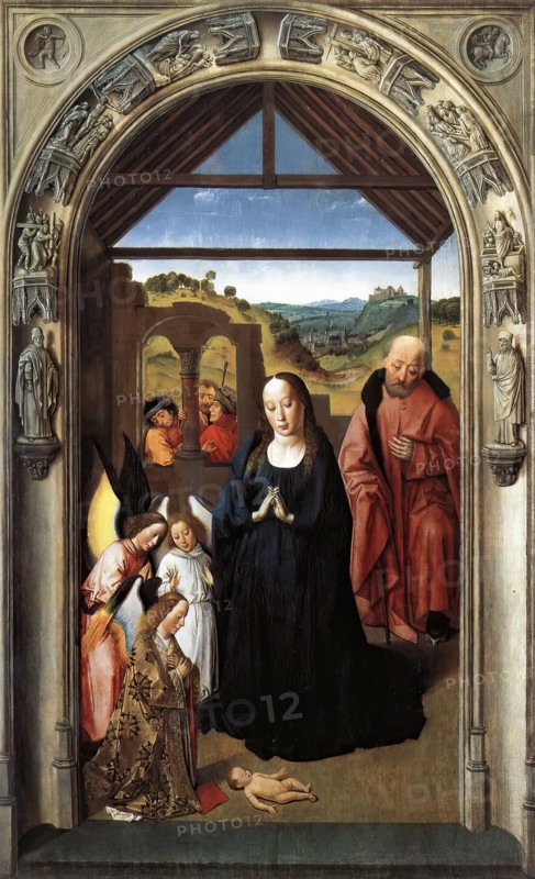 The Nativity, c1445. Creators: Dieric Bouts, Workshop of Dieric Bouts.