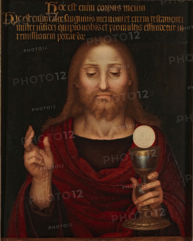 The Eucharistic Christ, c1520-c1530. Creator: Fernando Yáñez de la Almedina.