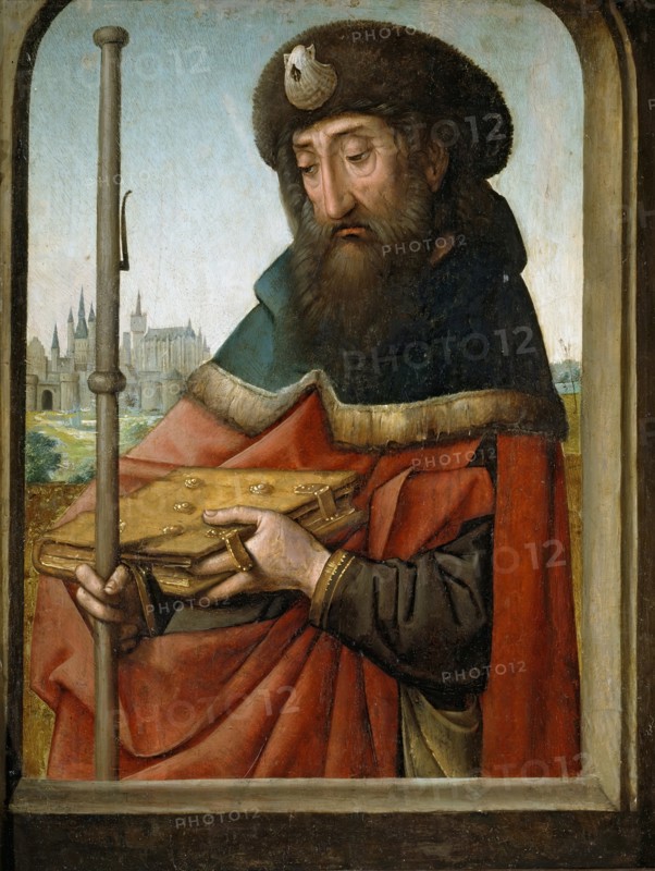 Saint James the Pilgrim, 1496-1497.  Creator: Juan de Flandes, the Elder.