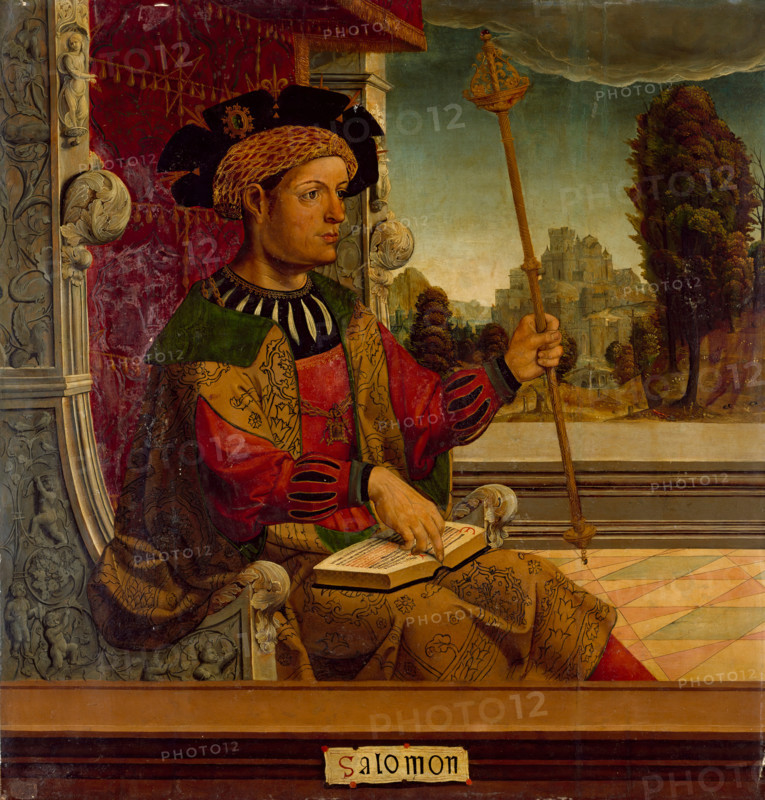 Solomon, 1525. Creator: Master of Becerril.