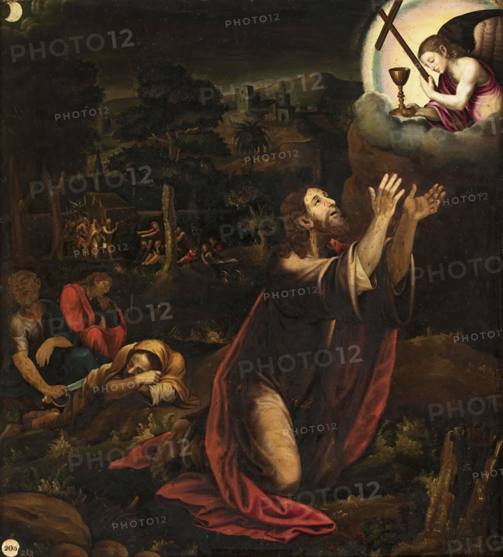 The Agony in the Garden, late 16th-early 17th century. Creator: Vicente Joanes Maçip.
