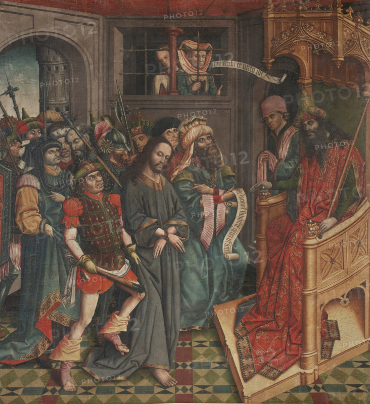 Christ before Pilate, 15th century. Creator: Nicolás Francés.