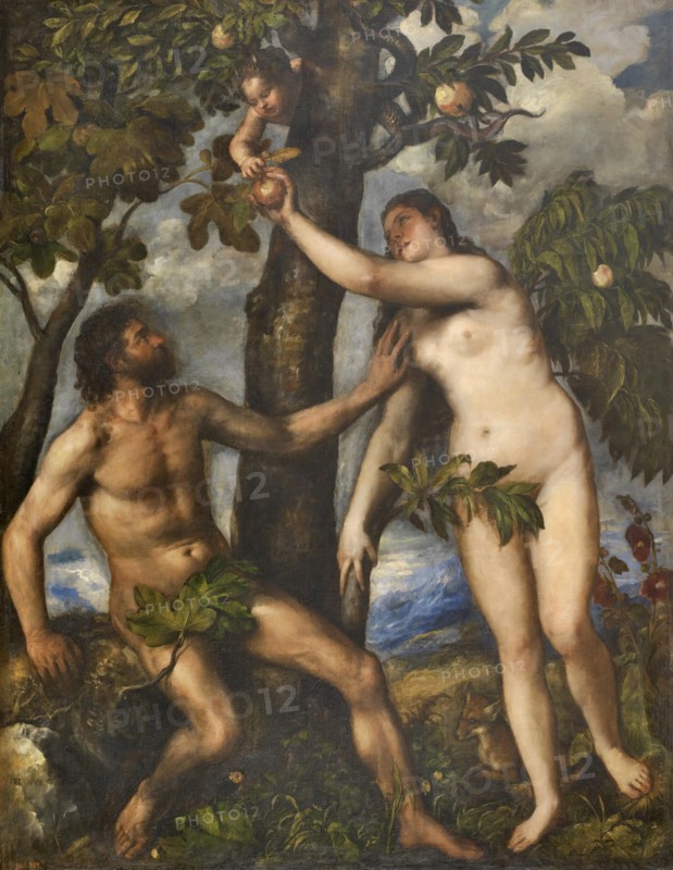 The Fall of Man, c1550. Creator: Titian.