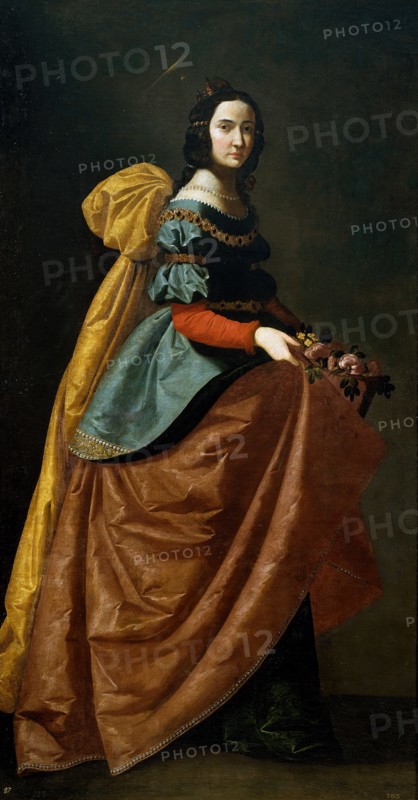 Saint Elizabeth of Portugal, c1635. Creator: Francisco de Zurbaran.