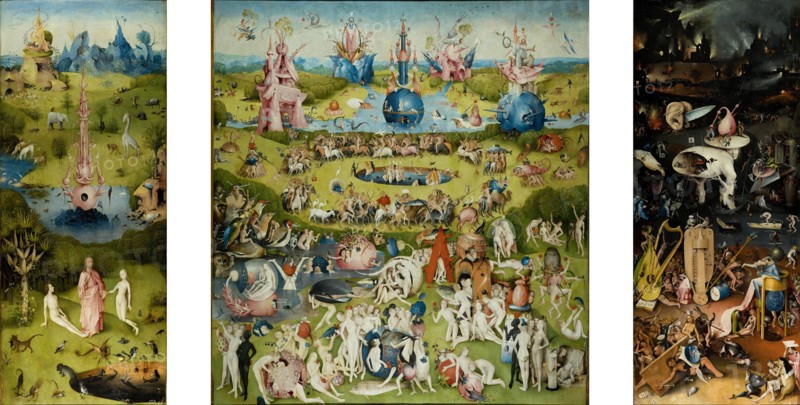 The Garden of Earthly Delights, 1490-1500. Creator: Hieronymus Bosch.