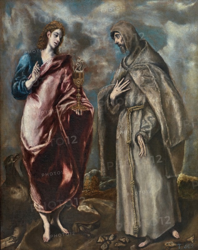 Saint John the Evangelist and Saint Francis of Assisi, between c1600 and c1614. Creator: El Greco.