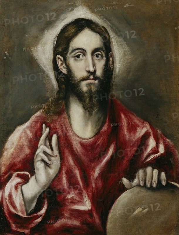 Christ the Saviour, between c1608 and c1614. Creator: El Greco.