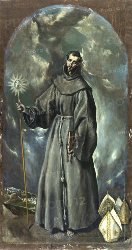 Saint Bernardino of Siena, 1603. Creator: El Greco.