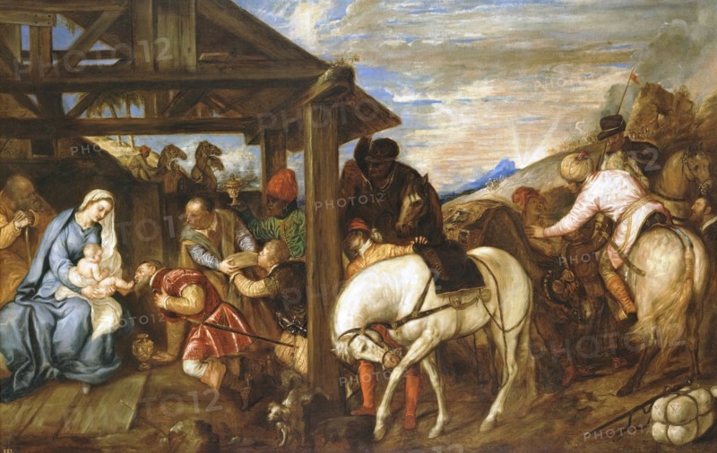 The Adoration of the Magi, between c1503 and c1560. Creator: Titian.